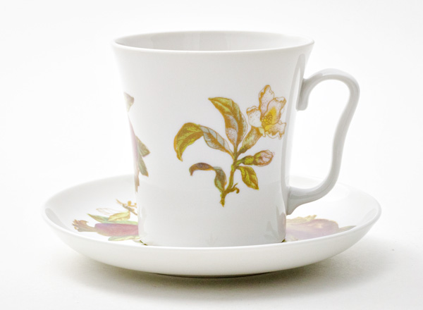 Бокал с блюдцем чайный Гранаты Ленинградский