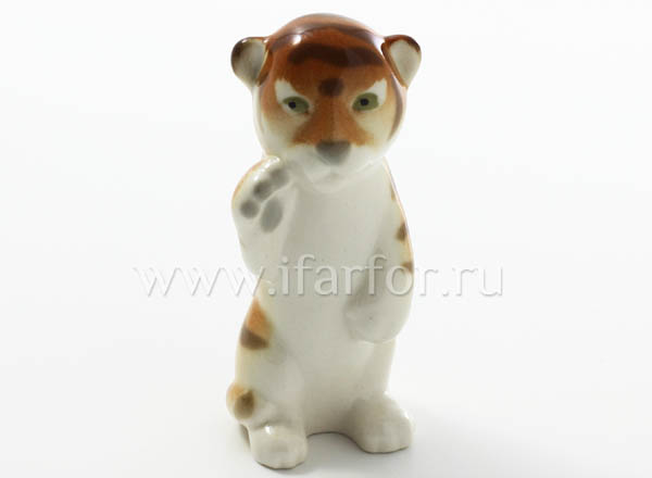 Скульптура Тигренок Бывалый Полосатый