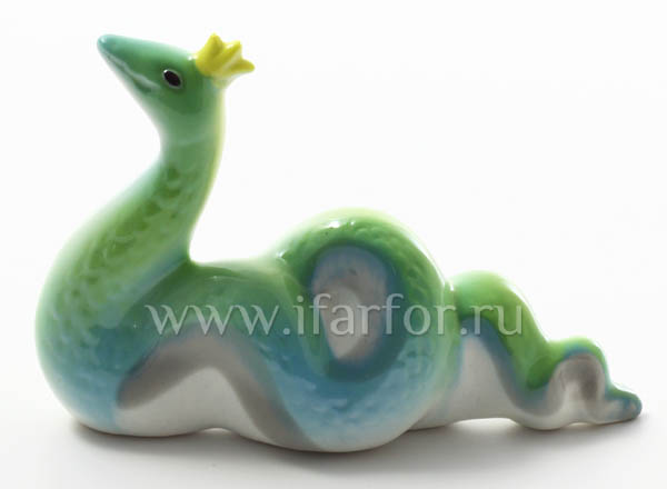 Скульптура Королева змей Зеленая