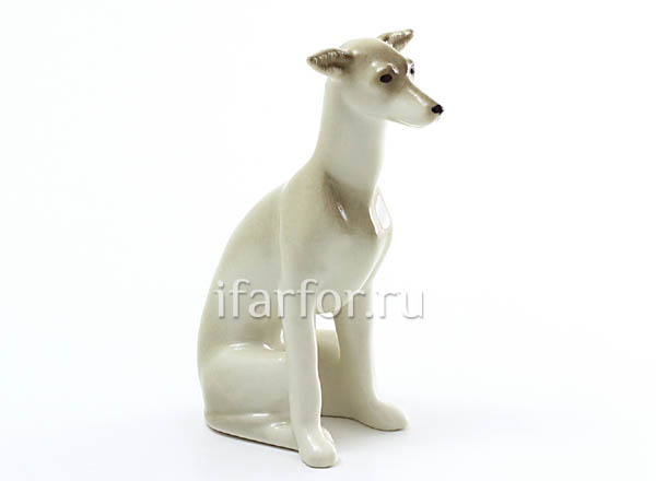 Скульптура Левретка сидящая Вильма