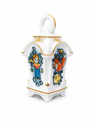 Елочная игрушка Фонарик классический Маленький принц 55 x 110 мм.