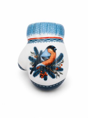 Елочная игрушка Варежка 85 x 45 мм.