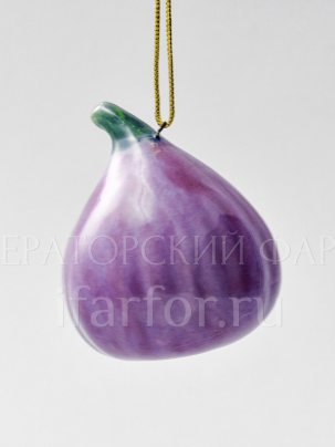 Елочная игрушка Инжир мини 38 x 45 мм.