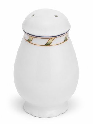 Солонка Мелкие ягоды на бледно-желтом фоне Роза
