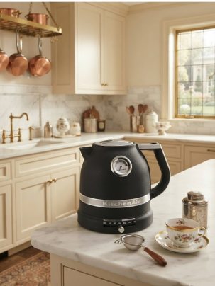 Электрический чайник KitchenAid ARTISAN 5KEK1522EBK, чёрный чугун