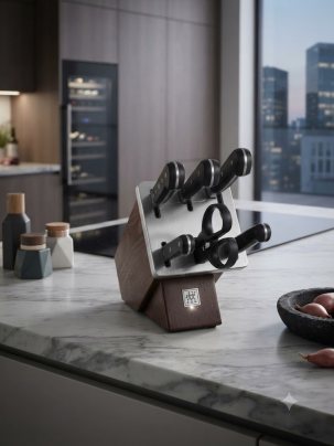 Набор ножей 7 пр. в подставке с заточкой Zwilling Gourmet