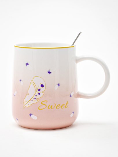 Кружка с ложкой Sweet 2 1/2 Royal Classics 450 мл.