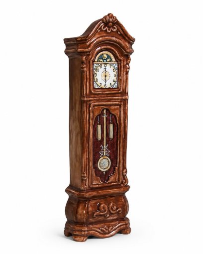 Часы напольные «Часы напольные» Майолика. 60 x 200 мм.