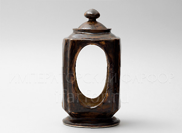 Candlestick Black and rusty lantern Lamp