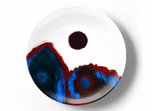 Декоративная тарелка Грег Ван Дайк Другие миры