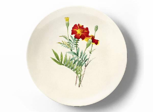 Decorative plate Pierre-Joseph Redouté Velvets