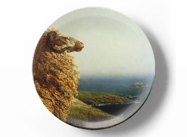 Decorative plate Jamie-wyeth Islander
