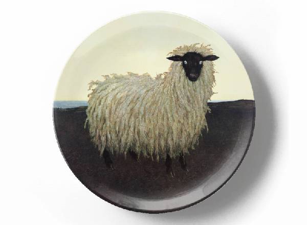 Decorative plate Jamie-wyeth portrait of lady