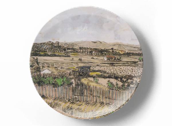 Декоративная тарелка Винсент Ван Гог Эрнте в Провансе