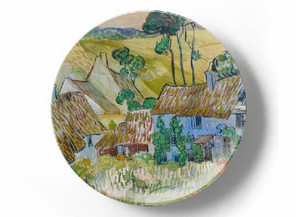 Декоративная тарелка Винсент Ван Гог Фермы под Овером