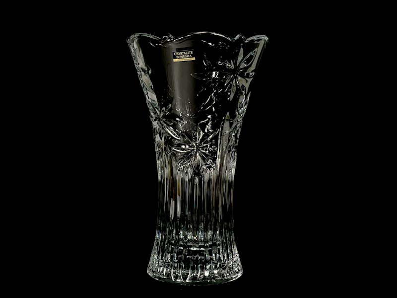 Ваза для цветов «Perseus-nova» Форма: Crystalite Bohemia. Хрустальное стекло. 250 мм.