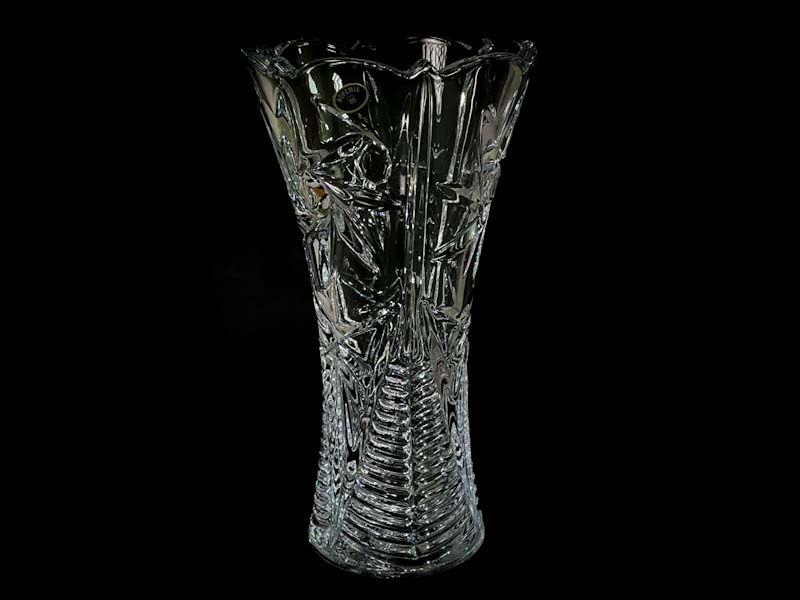 Ваза для цветов «Pinwheel» Форма: Crystalite Bohemia. Хрустальное стекло. 300 мм.