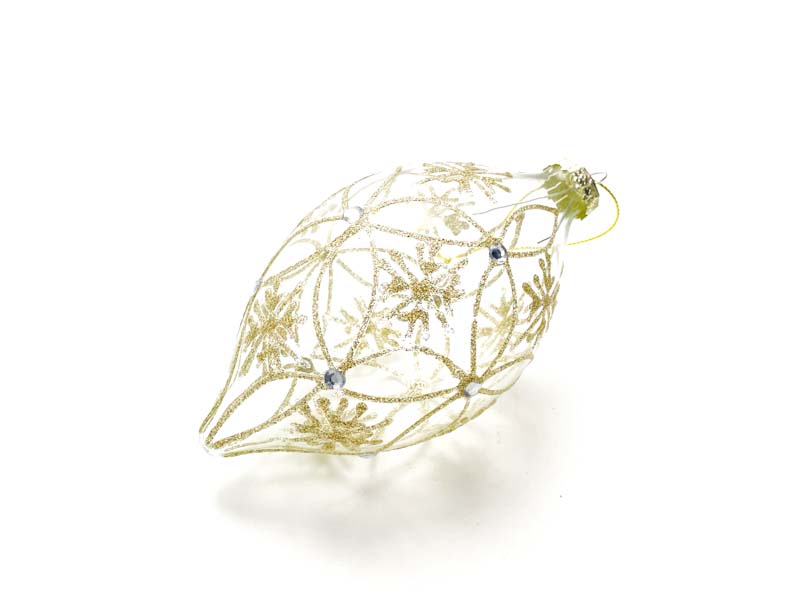 Елочная игрушка «Конус» Форма: Конус. Стекло. 70 x 140 мм.