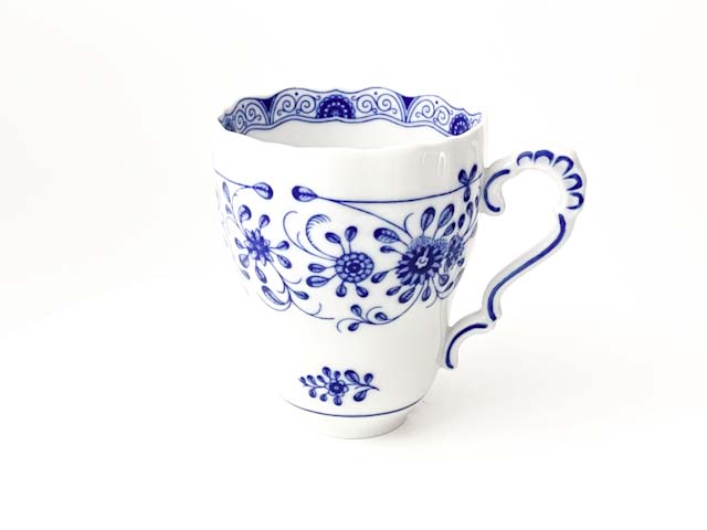 Бокал «Alte Ranke blau» Форма: Marie-Luise 1150. Твердый фарфор. 250 мл.