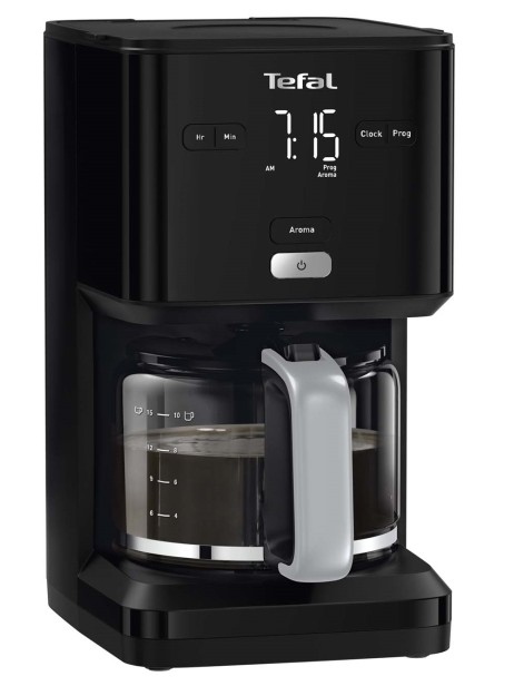 Кофеварка капельная Tefal Smart&Light CM600810, черная