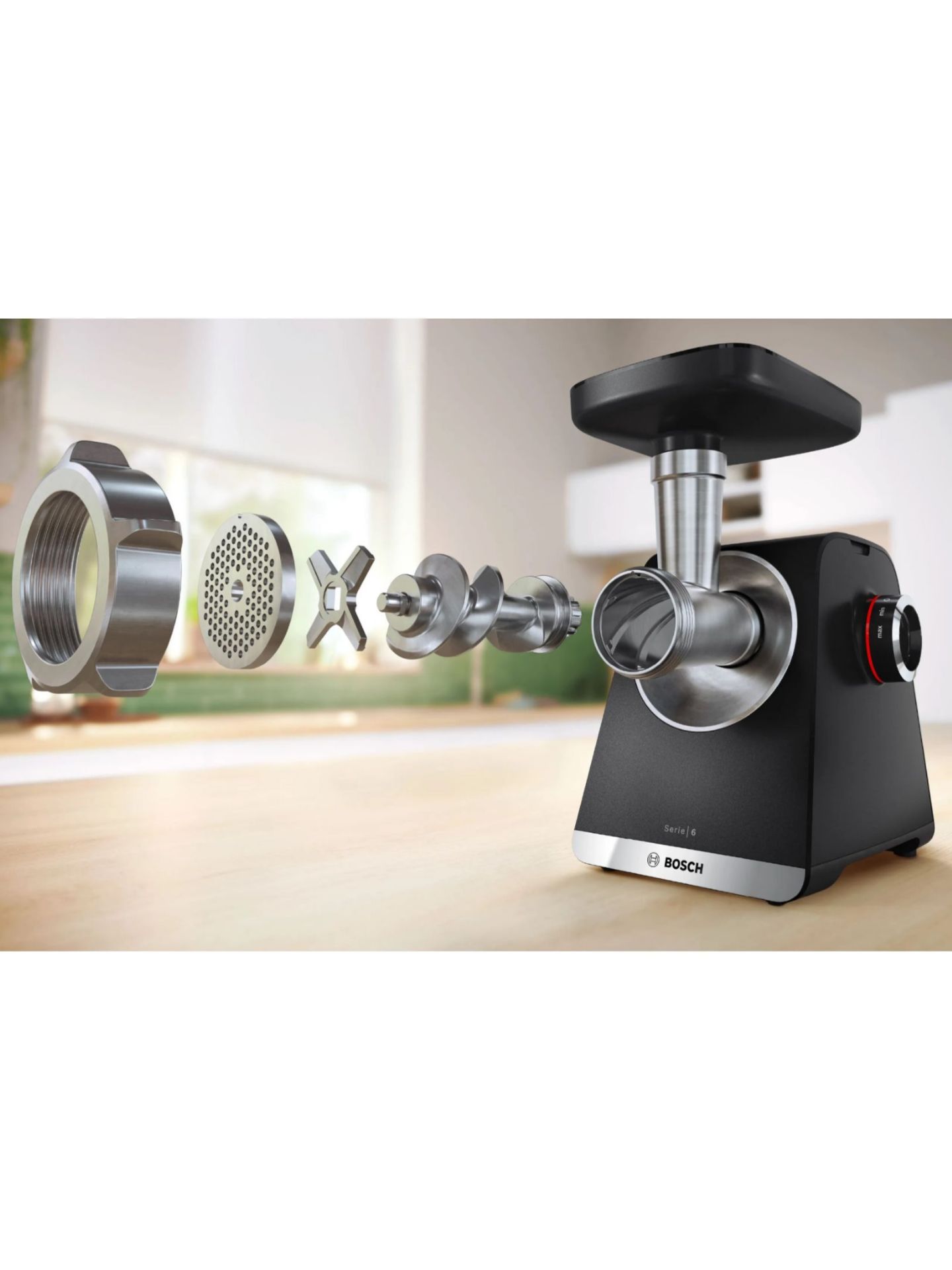 Электрическая мясорубка Bosch MFWS660B