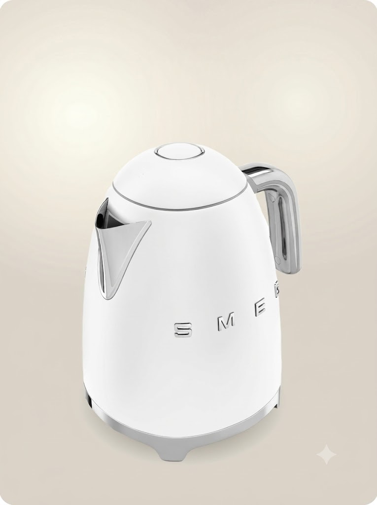 Электрический чайник SMEG KLF03WHMEU Цвет белый матовый