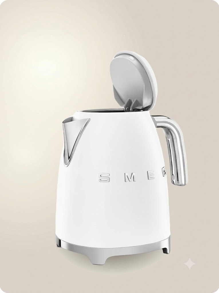 Электрический чайник SMEG KLF03WHMEU Цвет белый матовый