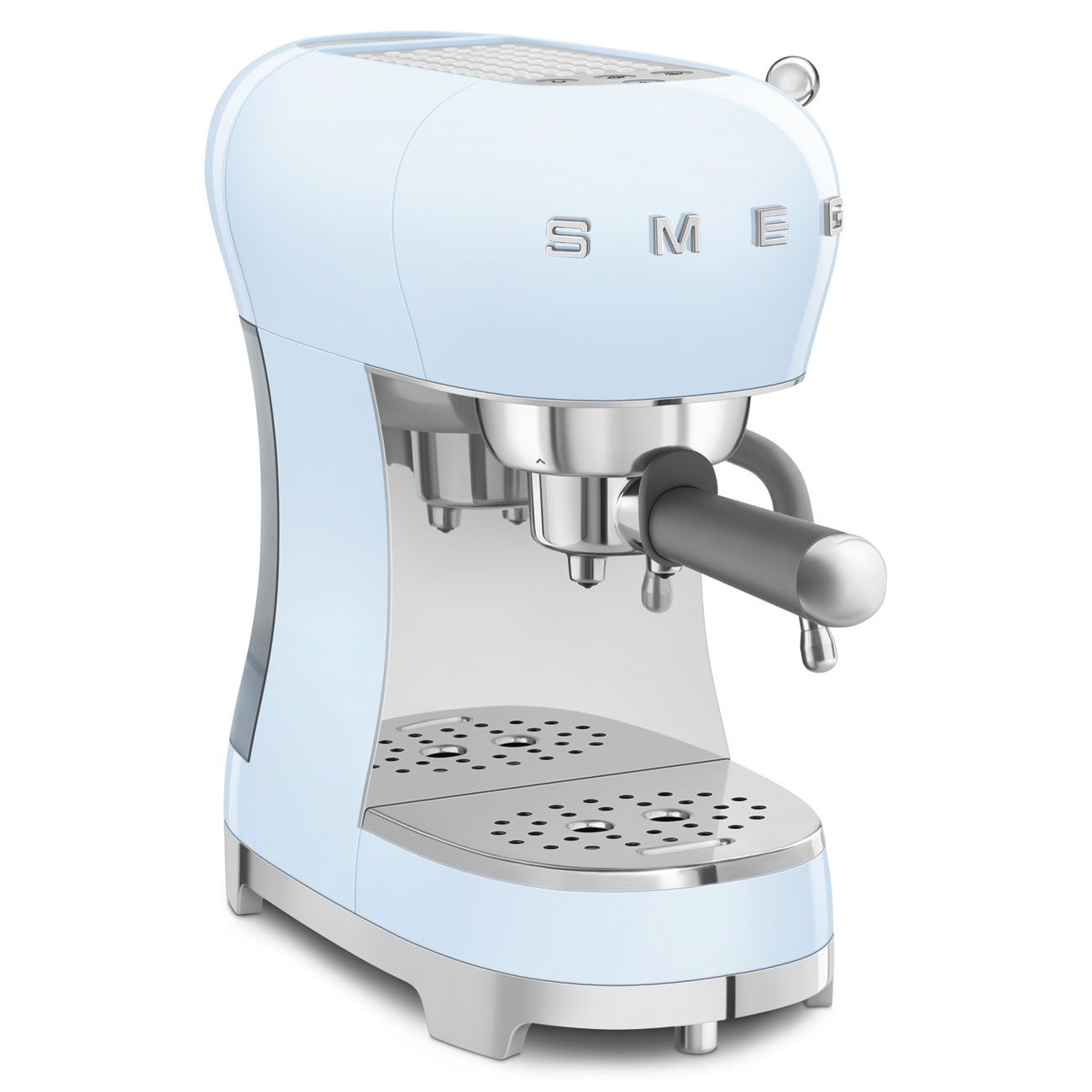 Кофеварка-эспрессо SMEG ECF02PBEU Цвет пастельно-голубой глянцевый