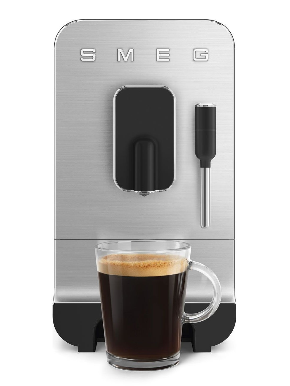 Автоматическая кофемашина с капучинатором SMEG BCC12BLMEU Цвет чёрный матовый