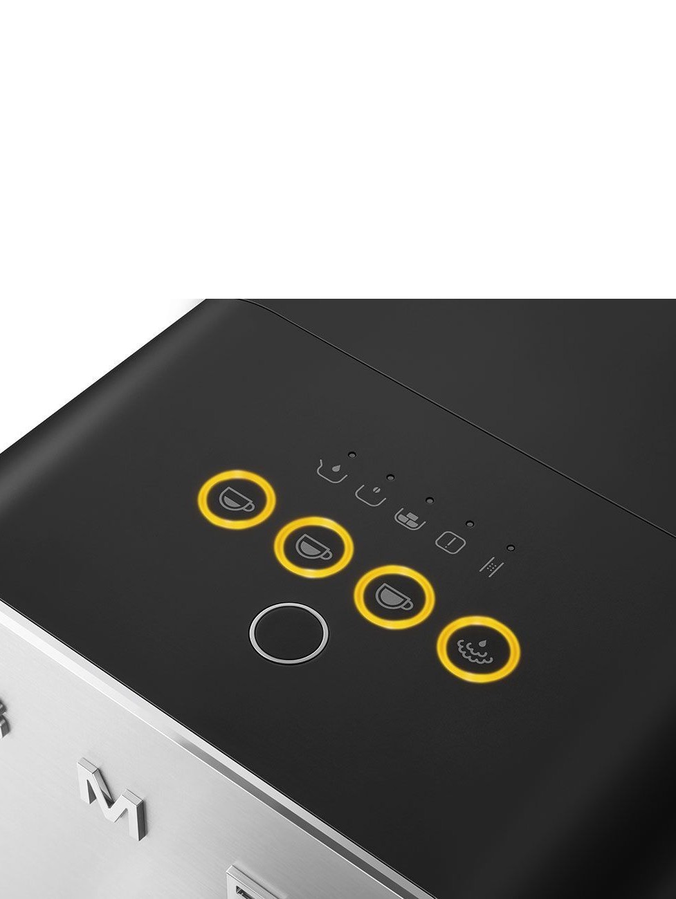 Автоматическая кофемашина с капучинатором SMEG BCC12BLMEU Цвет чёрный матовый