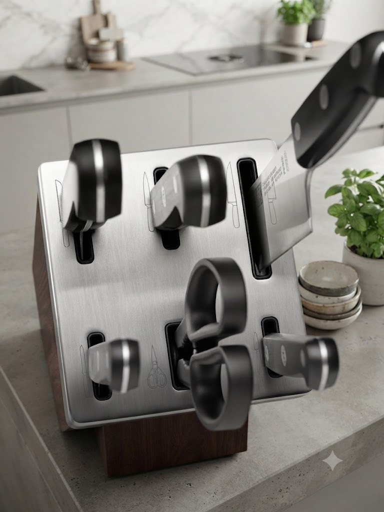 Набор ножей 7 пр. в подставке с заточкой Zwilling Gourmet