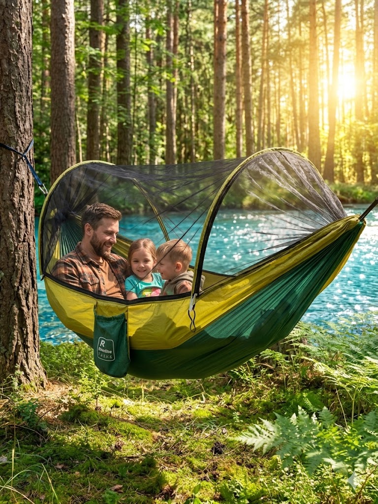 Гамак Forest автоматический С антимоскитной сеткой